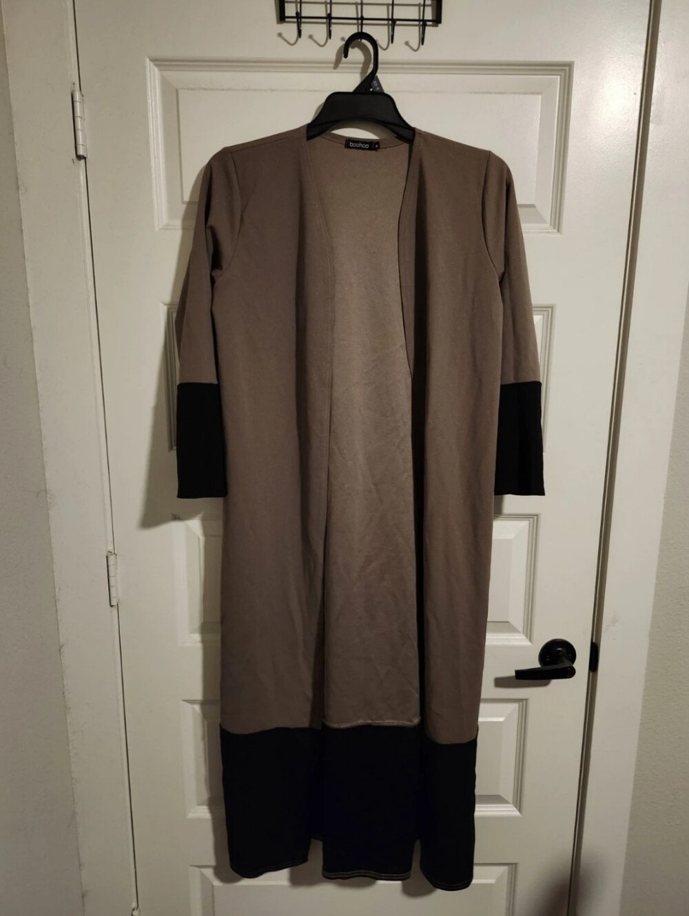 boohoo Color Block Long Sleeves Kimono Size Medium